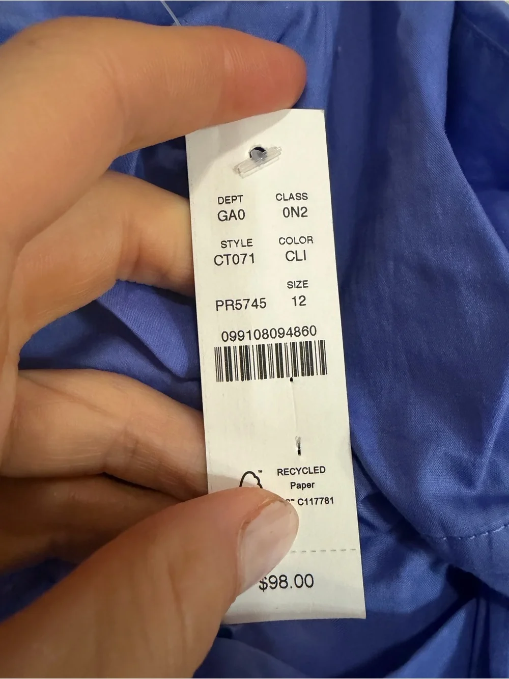 J crew blue Jules classic-fit shirt in sateen